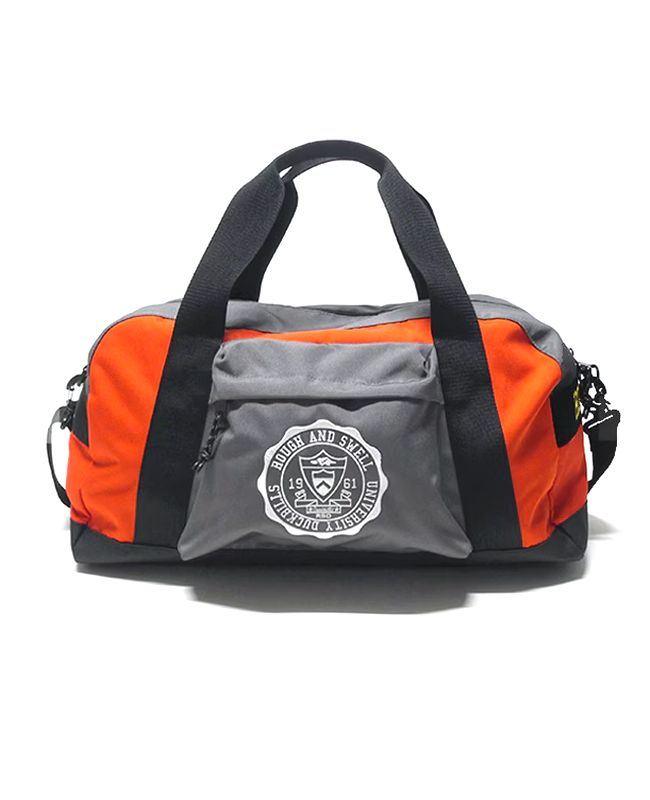 rough & swell - COLLEGE BOSTON BAG ボストンバッグ ( オレンジ ) RSA