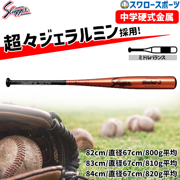 野球 久保田スラッガー 中学硬式金属 バット 硬式金属バット 中学 BAT