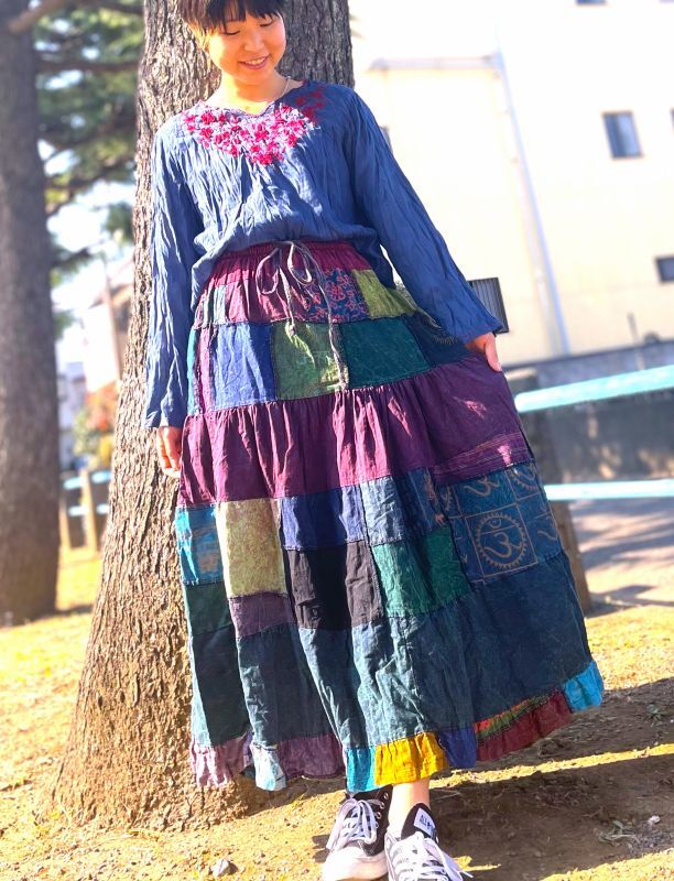 パッチワークスカート - 49BOY