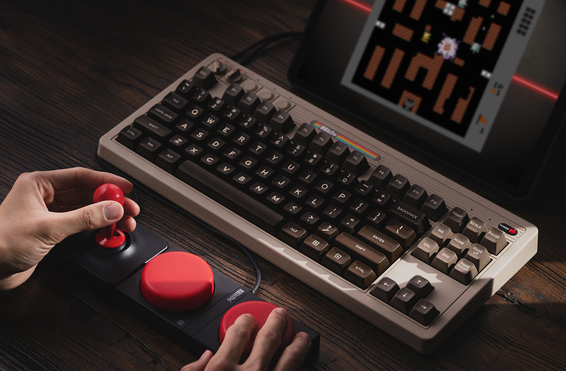 8BitDo Retro Mechanical Keyboard - C64 Edition | 8BitDo
