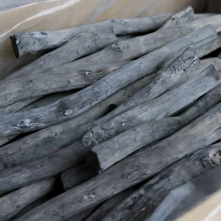 紀州備長炭 業務用 馬目細丸 15kg | 紀州備長炭-窯元で製造と販売