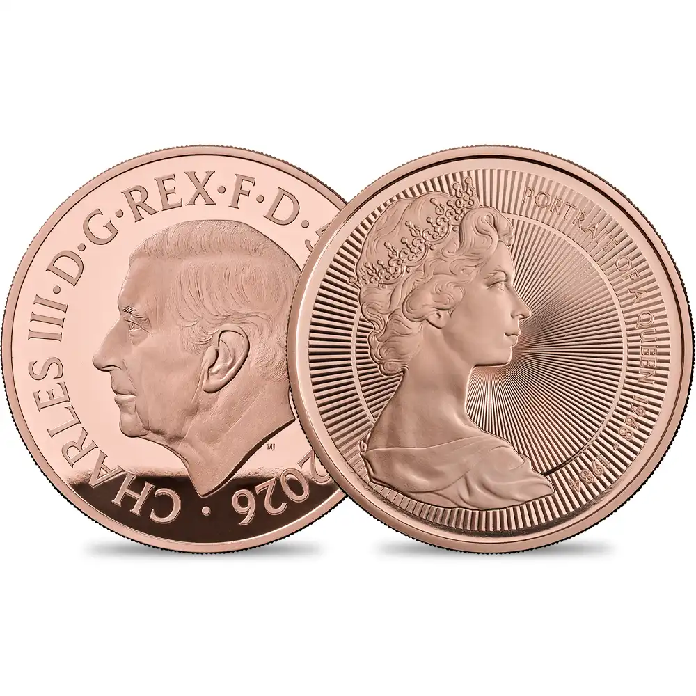 2026 チャールズ3世 エリザベス2世のコイン肖像シリーズ 第二弾 ヤング