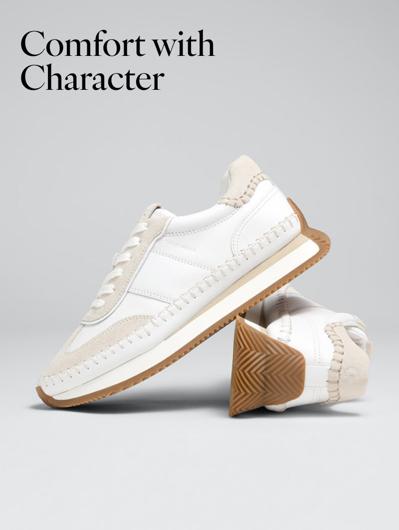 Women's GrandPrø Premier Sneakers in Green, white, brown | Cole Haan