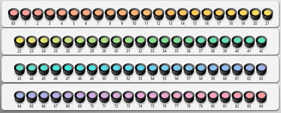 Farnsworth Munsell 100 Hue Test