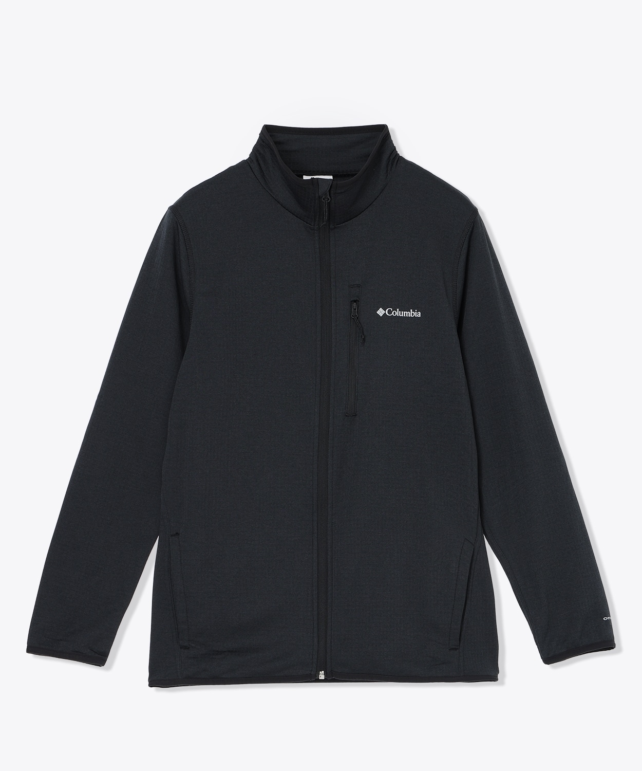 エッセンシャルハイクグリッドフリースフルジップ(S Collegiate Navy