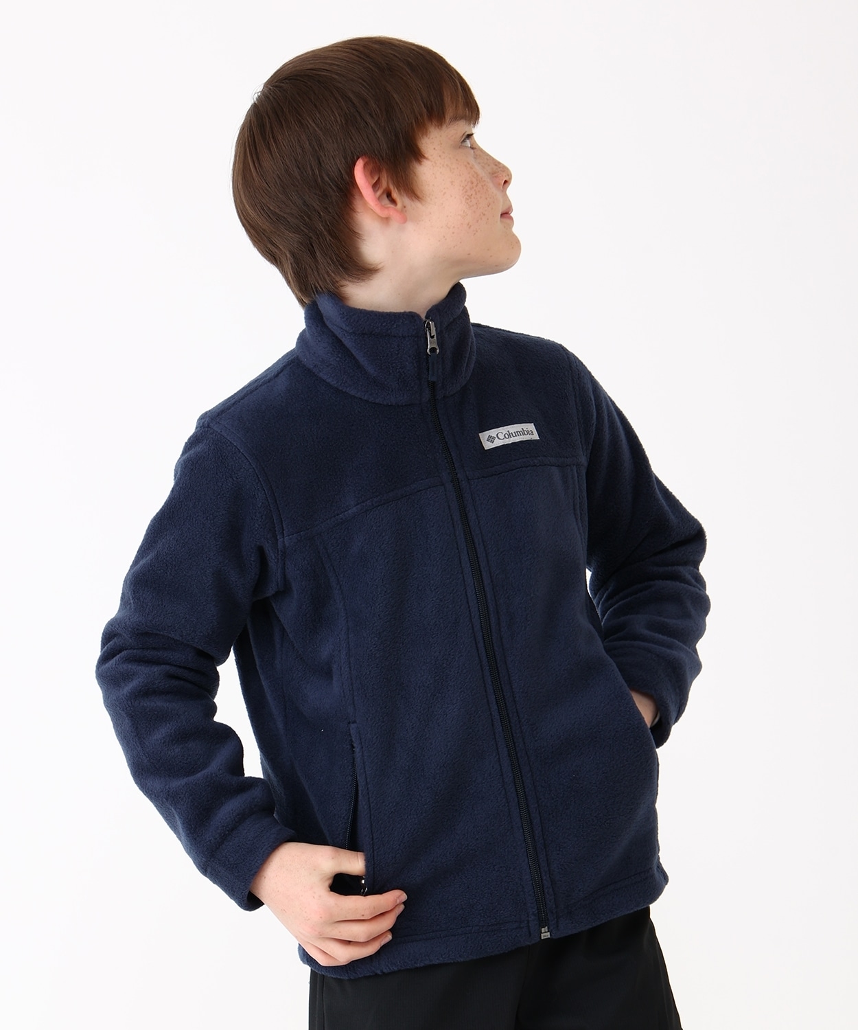 Columbia フリースジャケット Lサイズ ネイビー クリーニングタグ付き