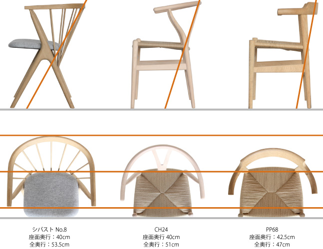 シバスト No.8 チェア ソープ仕上 Sibast No.8 Chair Soap