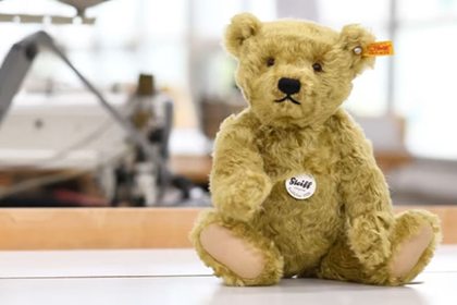 Steiff(シュタイフ) キーリング・ミニテディ ブロンド [CONCENT]コンセント