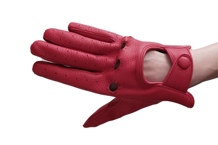 メローラ メンズ手袋◇ディアスキンドライビンググローブ◇イエロー