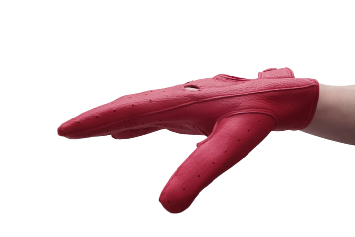 メローラ メンズ手袋◇ディアスキンドライビンググローブ◇イエロー