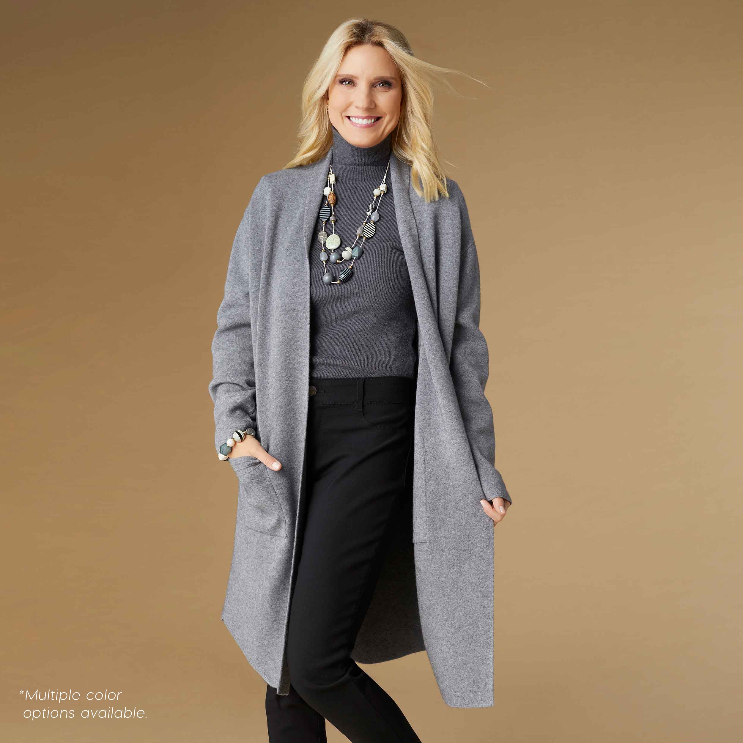 Heavenly-Luxe Long Cardigan with Lattice Back - Final Sale – COCO