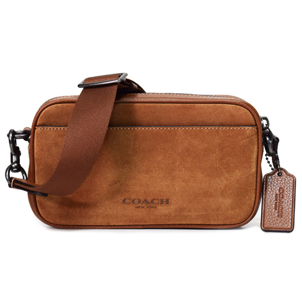 COACH ○COACH コーチ メンズ レザー ショルダーバッグ メッセンジャー