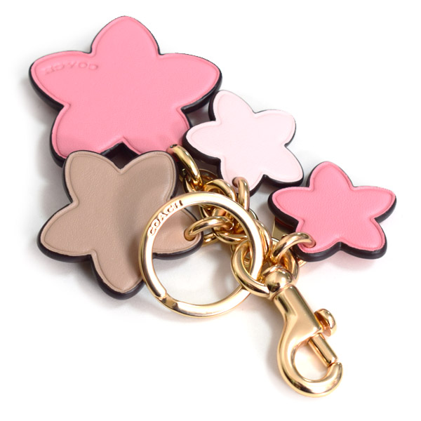 COACH】コーチ スムースレザー ワイルドフラワー フローラル 花