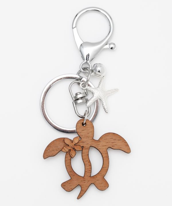 コアウッドハワイキーホルダー(HONU/PLUMERIA): 『Kahiko(カヒコ