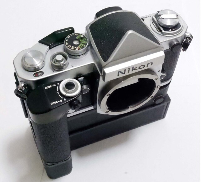 日本製 ニコン F2 ボディ + MD-3/MB-1 モータードライブ セット +