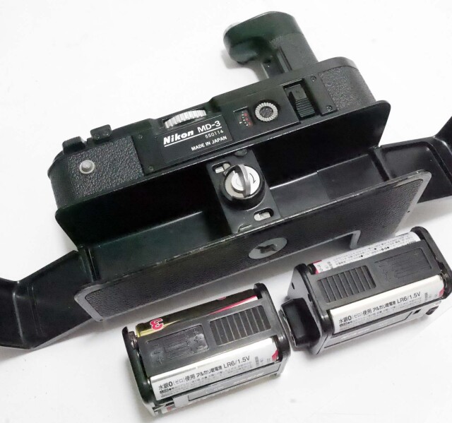 日本製 ニコン F2 ボディ + MD-3/MB-1 モータードライブ セット +