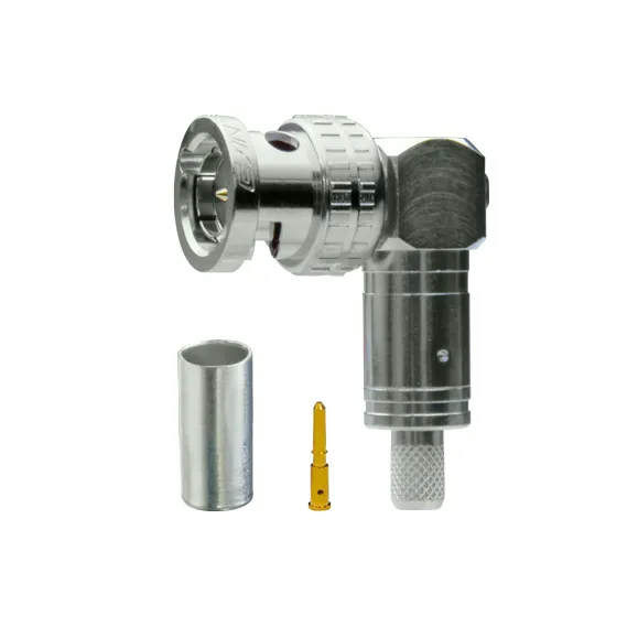 75ΩBNC型プラグ [圧着式][L型] | コネクタ | カナレ電気