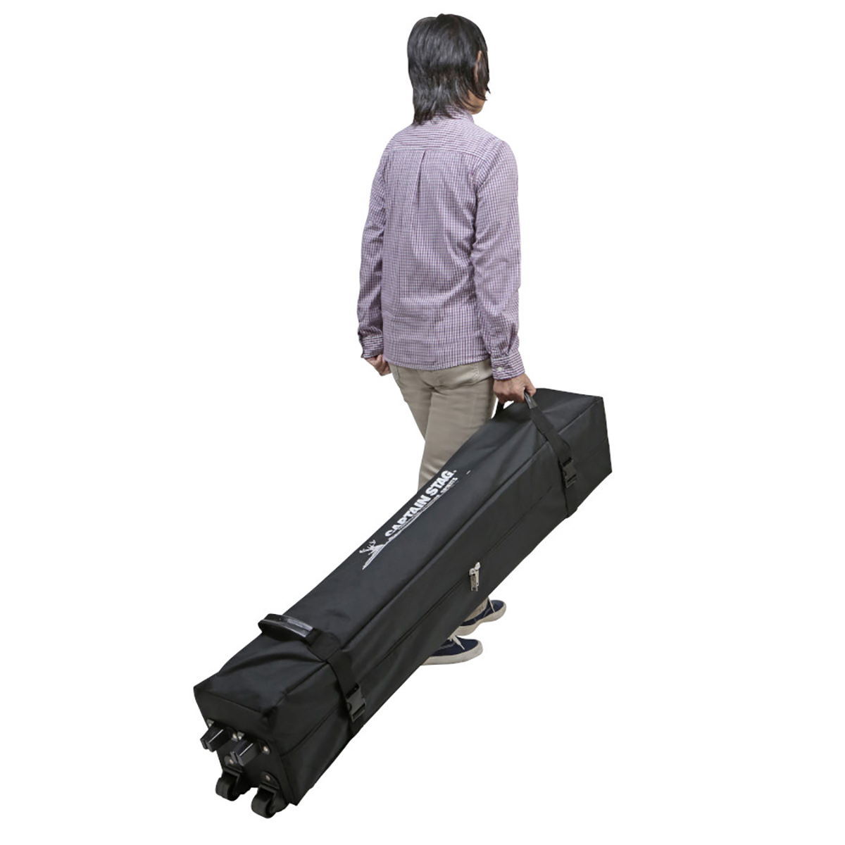 クイックシェード250UV-Sブラック(キャスターバッグ付) - アウトドア