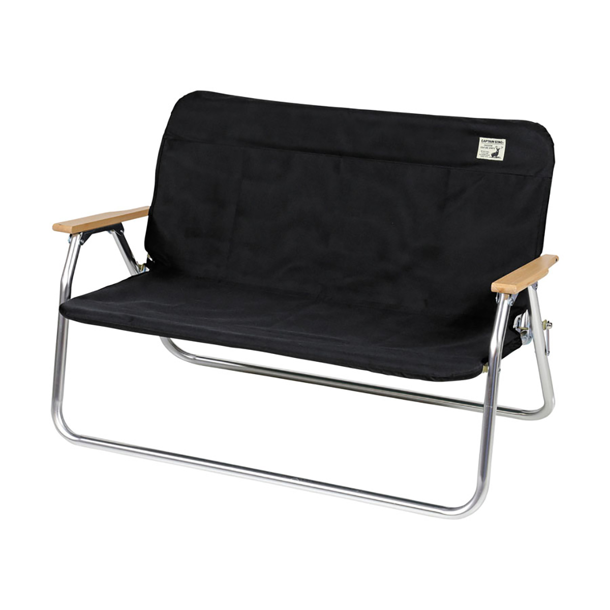 アルミ背付ベンチ用着せかえカバー (ブラック) - アウトドア・キャンプ