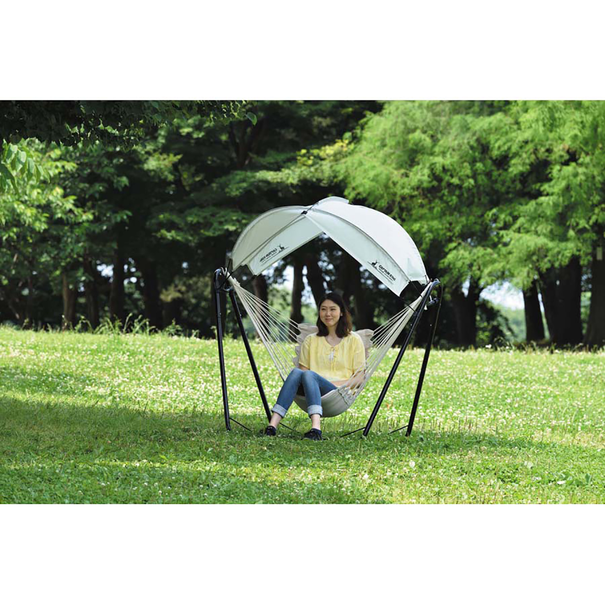 スチールポールチェアモック用シェード(ホワイト) - アウトドア