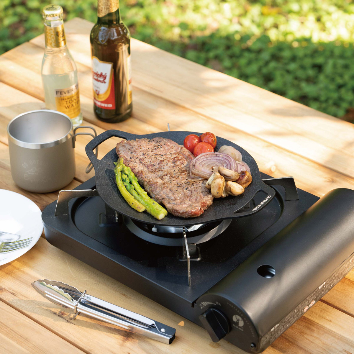 ラウンド グリルプレート 20cm - アウトドア・キャンプ用品