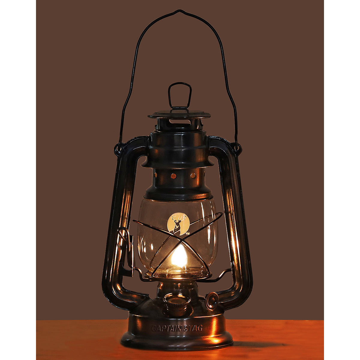 CS オイルランタン＜中＞(ブロンズ) - アウトドア・キャンプ用品