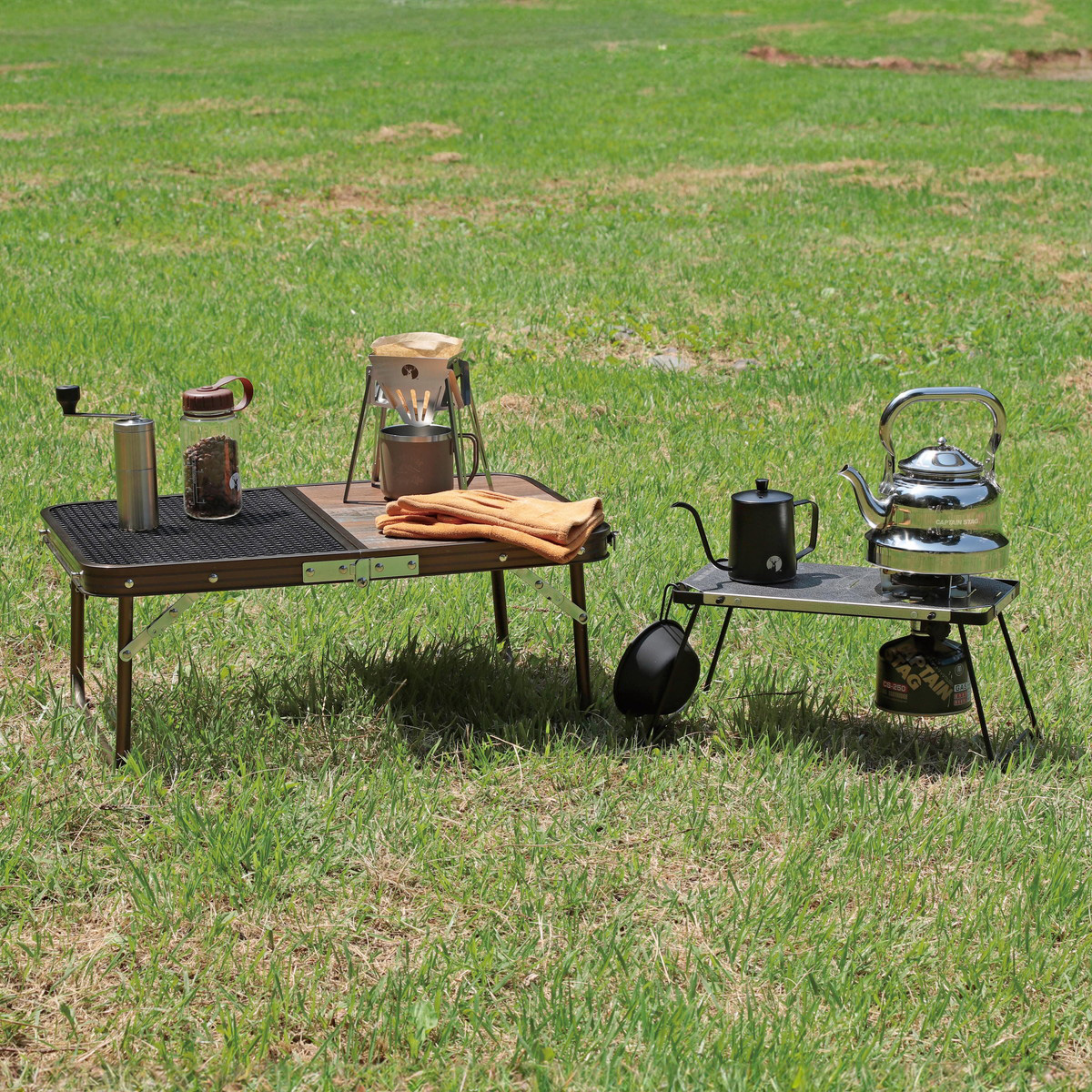 ステンレス製 広口キャンプケトル 1.5L - アウトドア・キャンプ用品