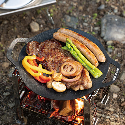 ラウンド グリルプレート 20cm - アウトドア・キャンプ用品