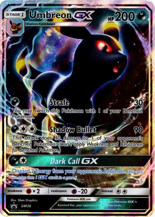 ブラッキーGX 海外版 英語版 プロモ Umbreon GX - SM36 -【Card Chicken】