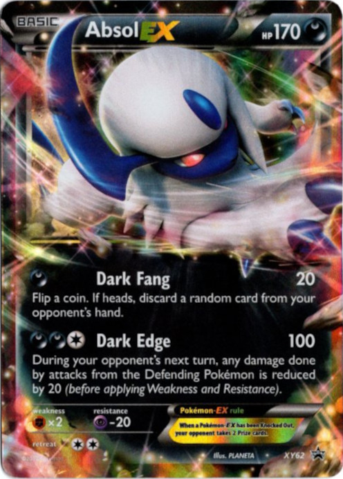 アブソルEX 海外版 英語版 プロモ Absol EX - XY62 -【Card Chicken】