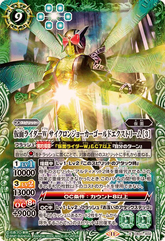 2024/11)仮面ライダーWサイクロンジョーカーゴールドエクストリーム[3