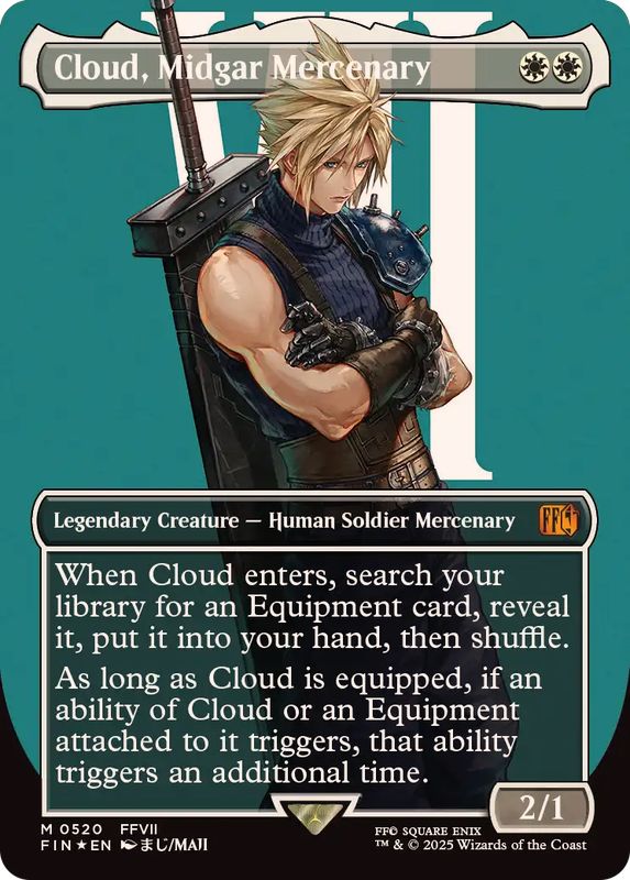 サージFOIL)ミッドガルの傭兵、クラウド/Cloud, Midgar Mercenary