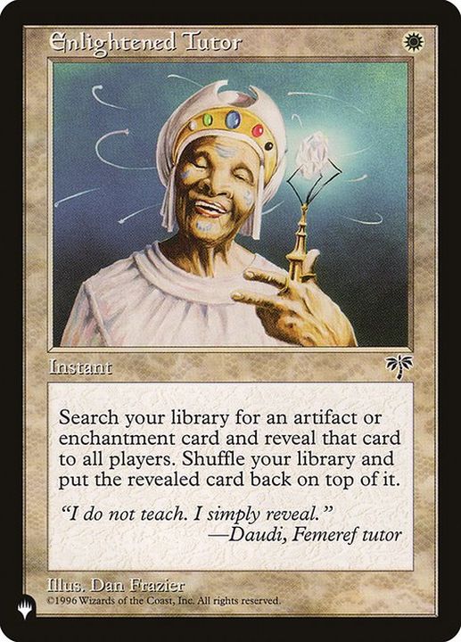 悟りの教示者/Enlightened Tutor《英語》【Reprint Cards(The List)】