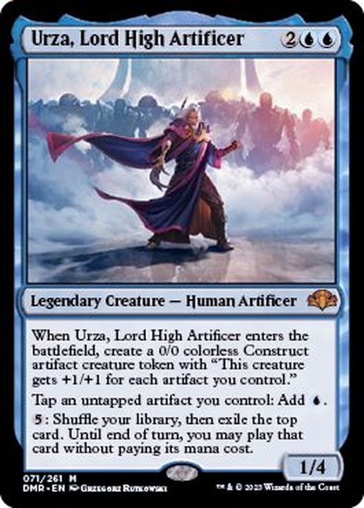 FOIL)最高工匠卿、ウルザ/Urza, Lord High Artificer《英語》【DMR】