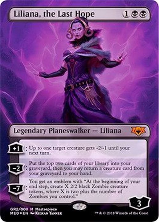 EX+](FOIL)最後の望み、リリアナ/Liliana, the Last Hope《英語》【MED