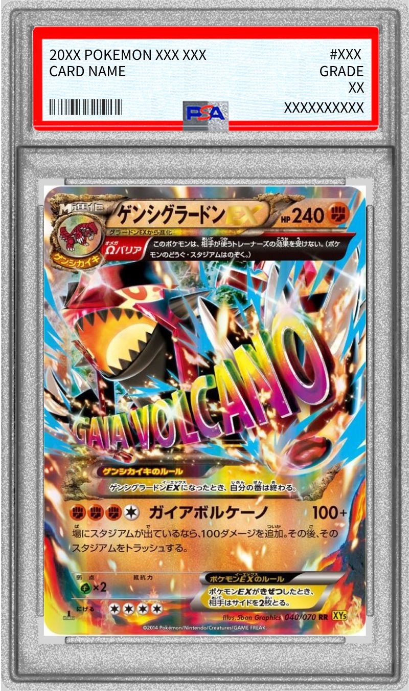 PSA10鑑定済〕ゲンシグラードンEX【RR】{040/070}