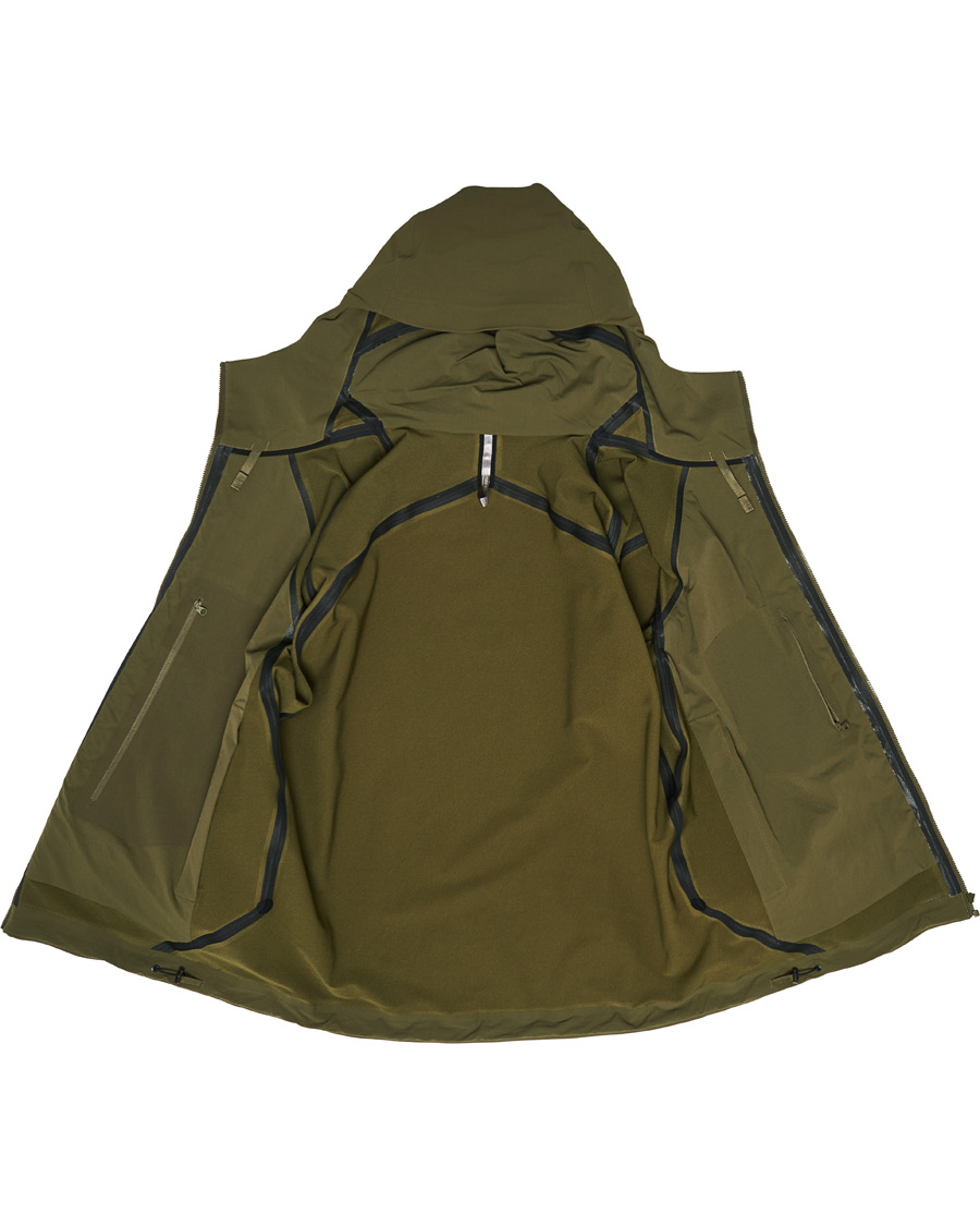 Arc'teryx Veilance Isogon MX Hooded Jacket Olive at CareOfCarl.com