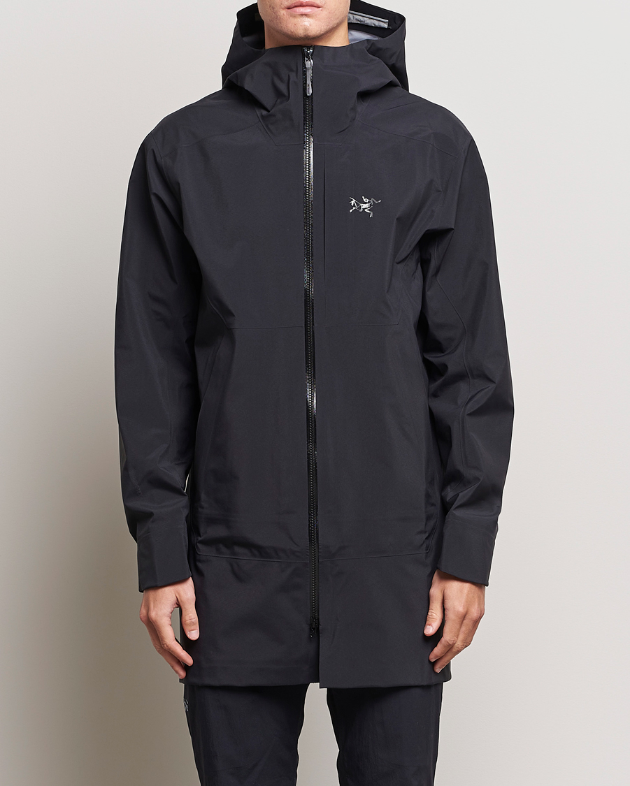 Arc'teryx Ralle Gore-Tex Long Jacket Black at CareOfCarl.com