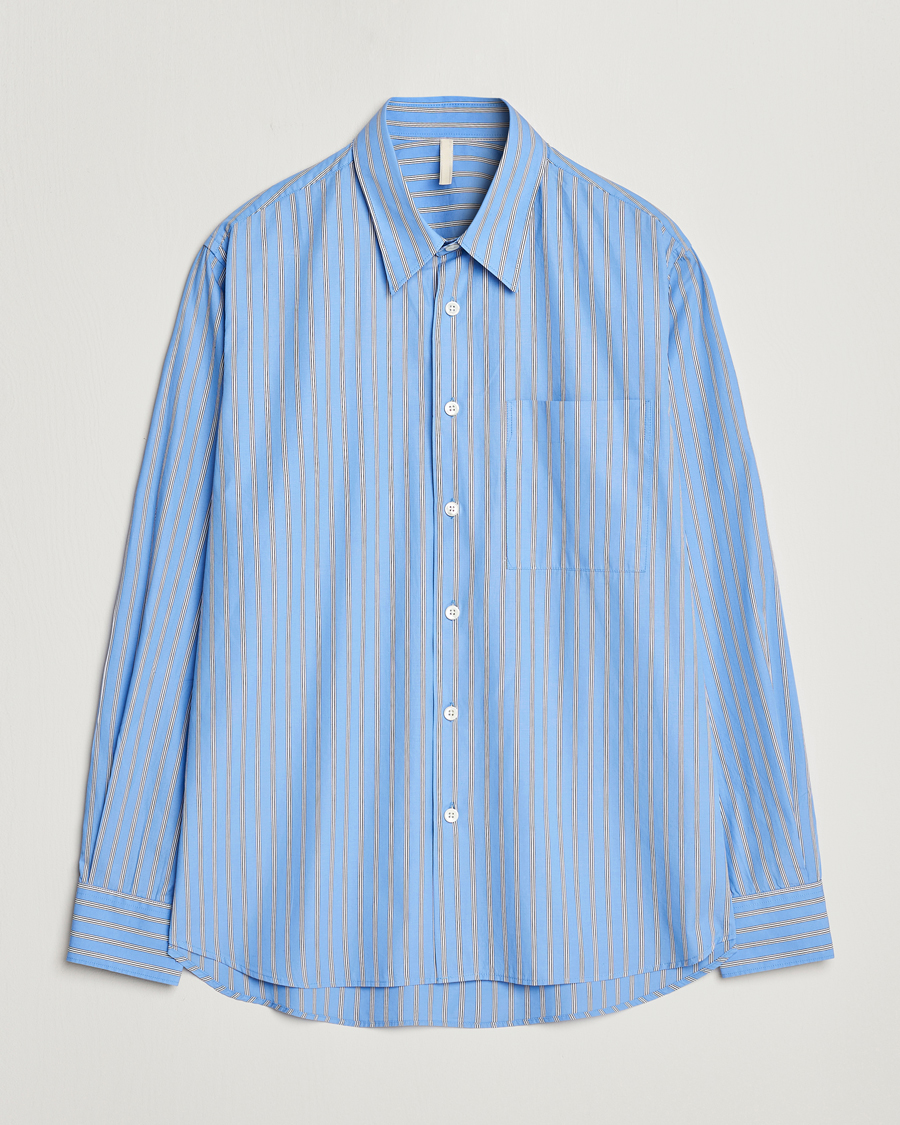Sunflower Ace Poplin Casual Shirt Light Blue at CareOfCarl.com