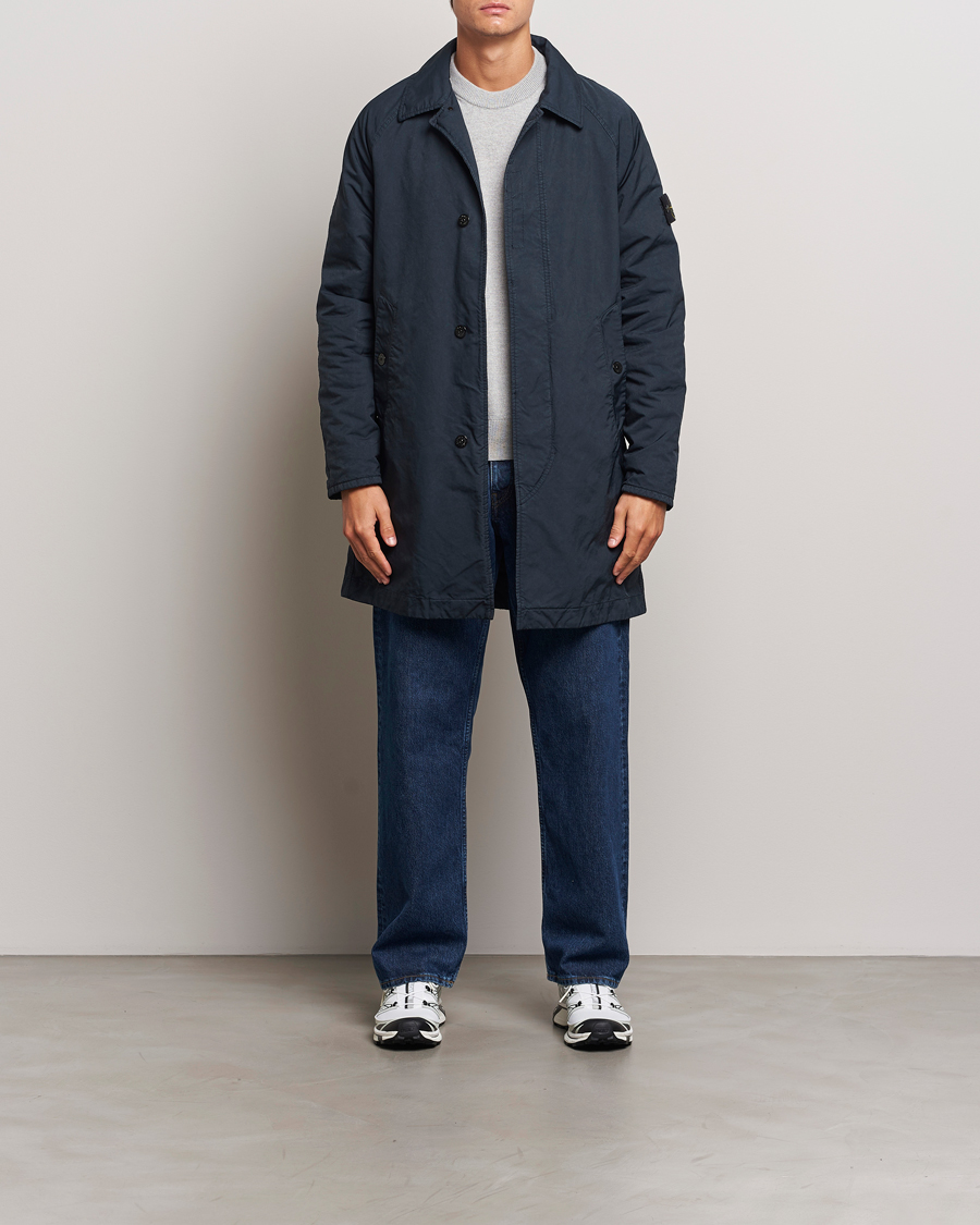 Stone Island David TC Coat Navy Blue at CareOfCarl.com