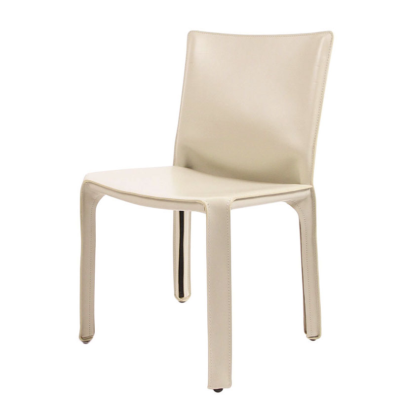 Cassina（カッシーナ）412 CAB 【在庫色/赤茶】キャブ アームレス