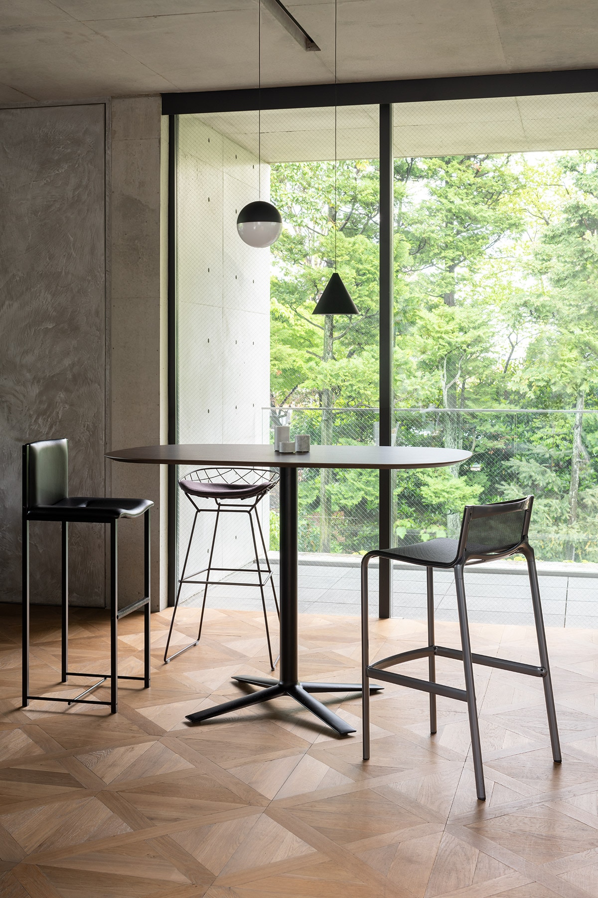 Cassina INTERーDECOR 木製 ロングテーブル Cassina INTERーDECOR 木製