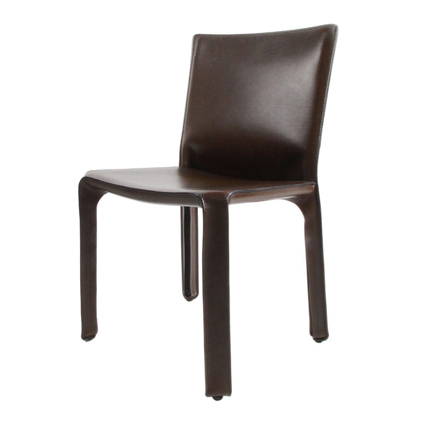 Cassina（カッシーナ）412 CAB 【在庫色/赤茶】キャブ アームレス