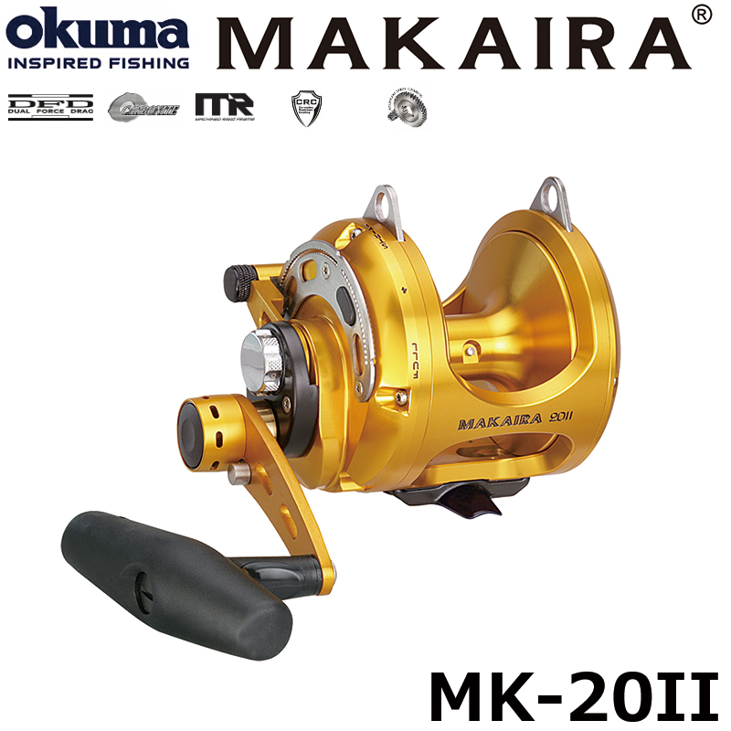 オクマ(OKUMA) マカイラ(MAKAIRA) MK-20II/GOLD ☆特別割引品 オクマ