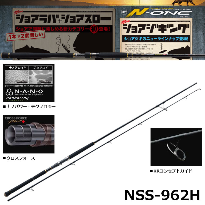 メジャークラフト(Major Craft) エヌワン(N-ONE) NSS-962H(ショアジギ