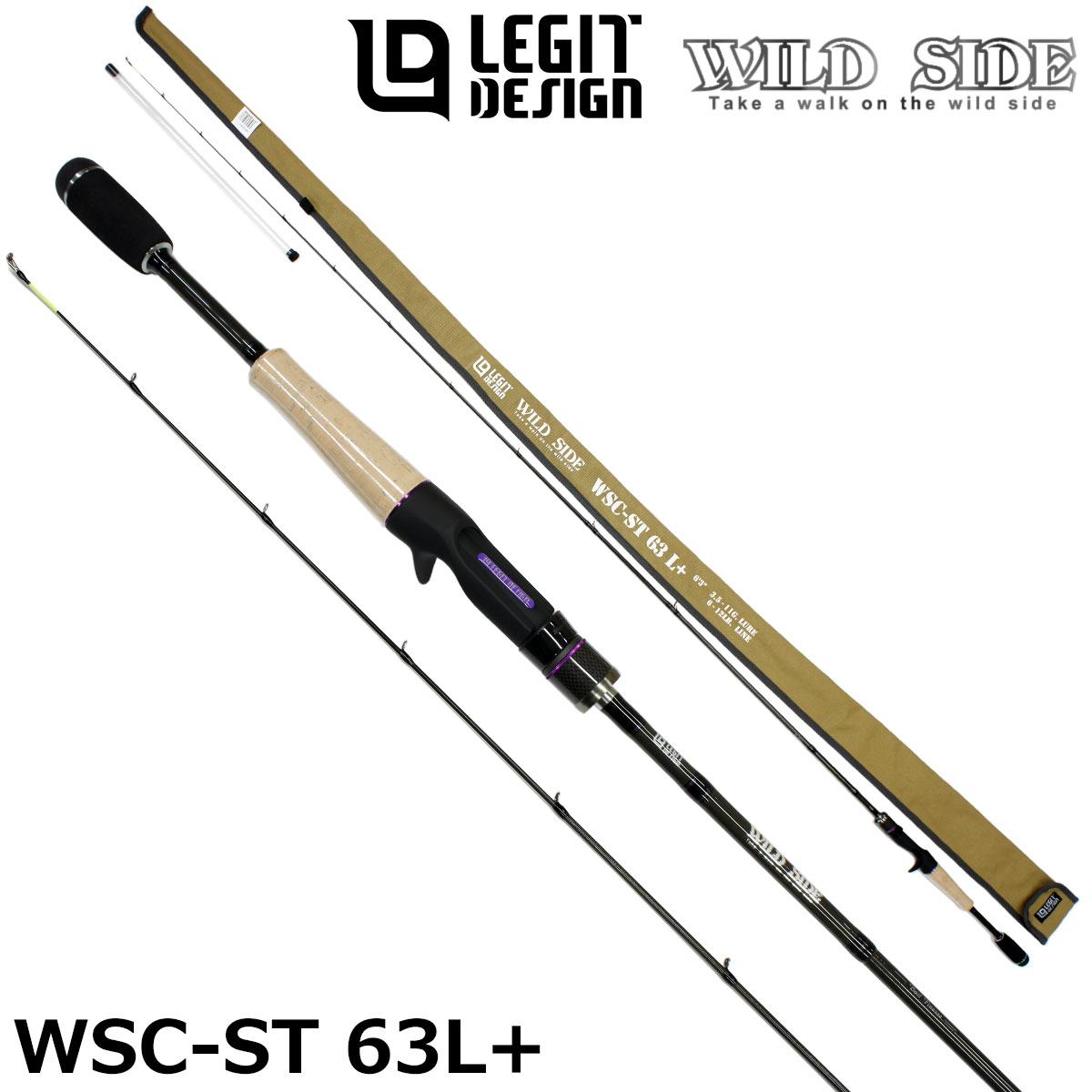 レジットデザイン(LEGIT DESIGN) ワイルドサイド WSC-ST 63L+ Bait