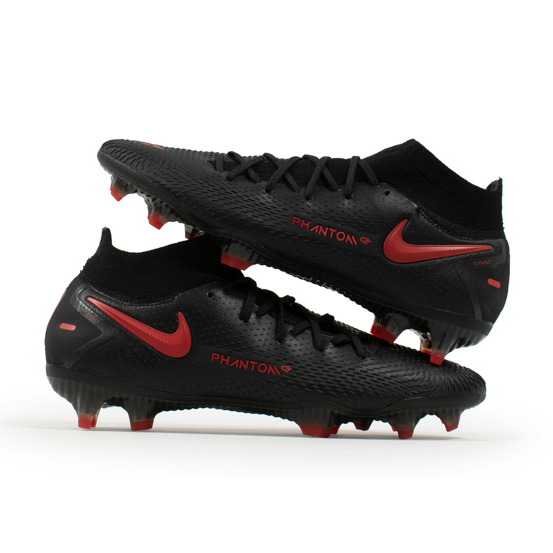 Nike Phantom GT Elite Black Red FG – Classic Soccer Cleats