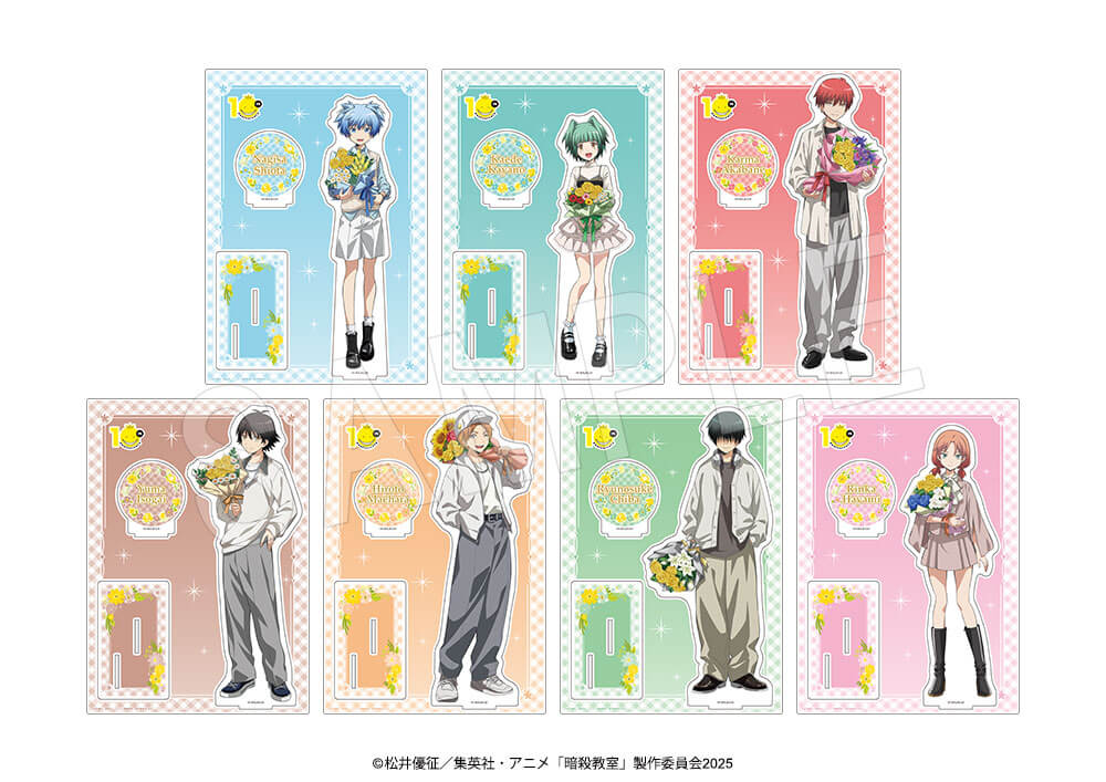 アニメ『暗殺教室』より、“フラワーブーケ”がテーマの新規描き下ろし