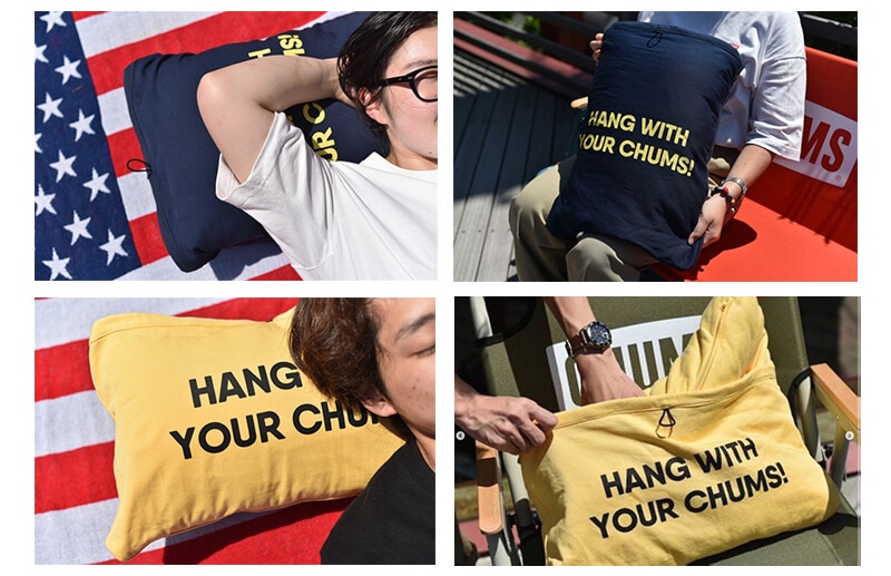 新アイテムのフラットクッションは、キャンプやお家での リラックス