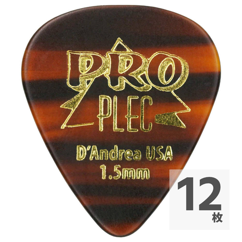 D'Andrea Pro Plec PRO-351 ギターピック 12枚入り(ダンドレア プロ